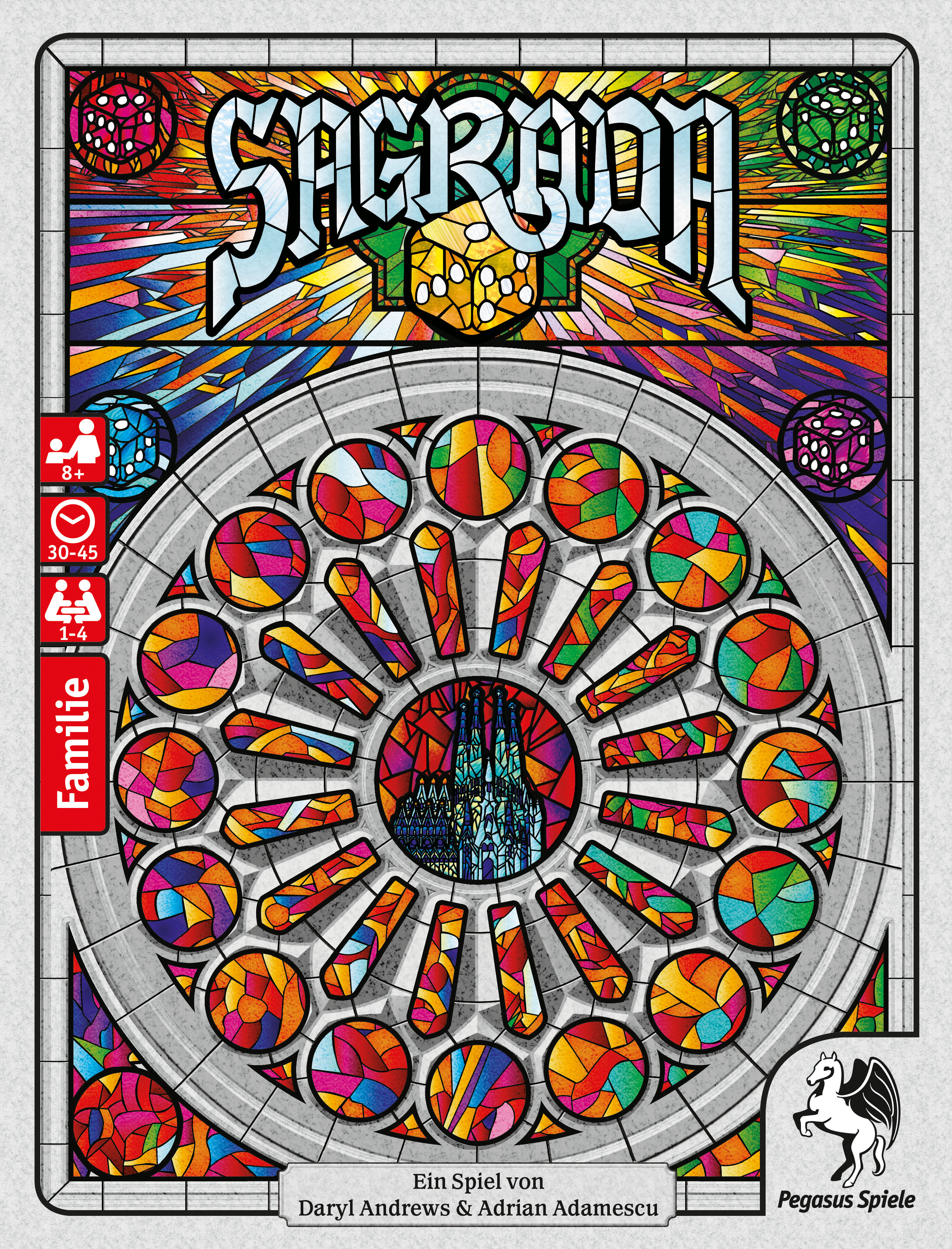 Pegasus Spiele Sagrada Brettspiel – Puzzle, 1–4 Spieler, ab 8 Jahren