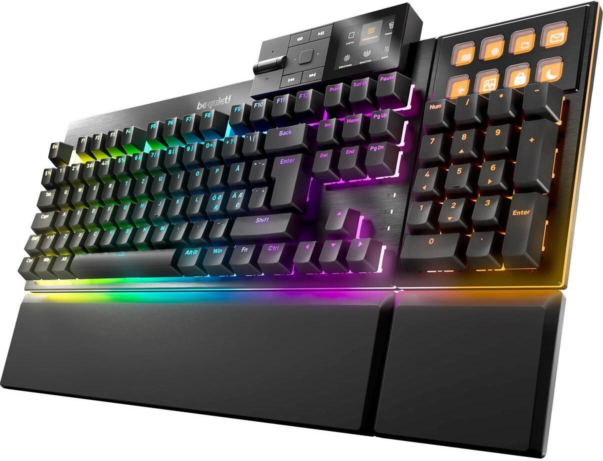Be Quiet! Dark Mount Silent Tactile Tastatur - Gaming mit geschmierten Taktilen (BT002DE)