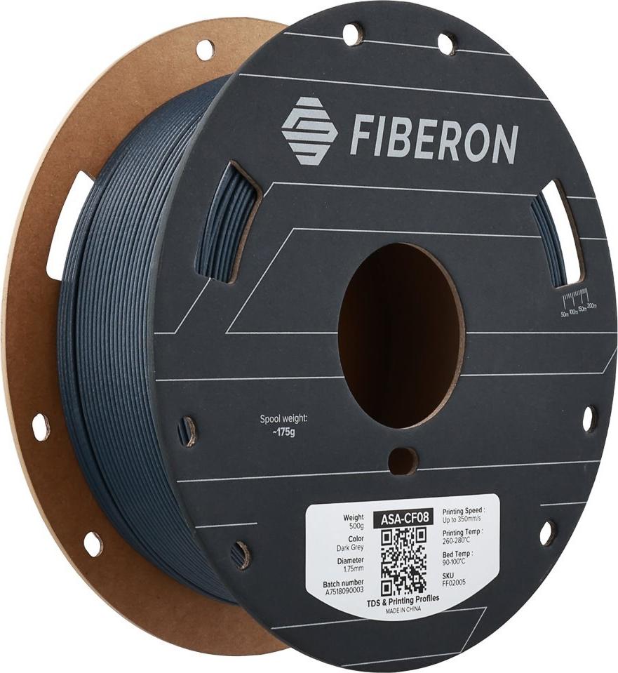 Polymaker ASA-CF08 1.75mm DARK GREY 0.5kg (FF02005)