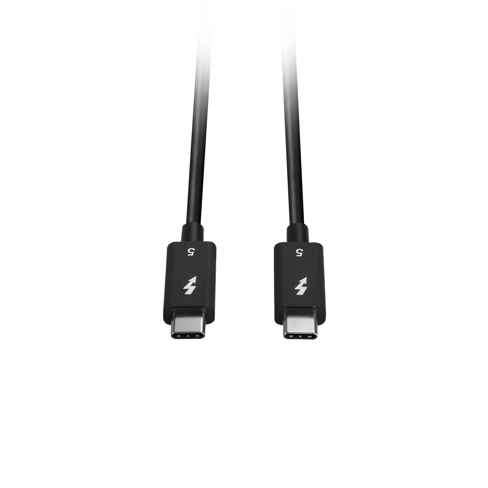 Lindy Thunderbolt 5 Passives Kabel USB-C 1 m 80 Gbit/s Schwarz