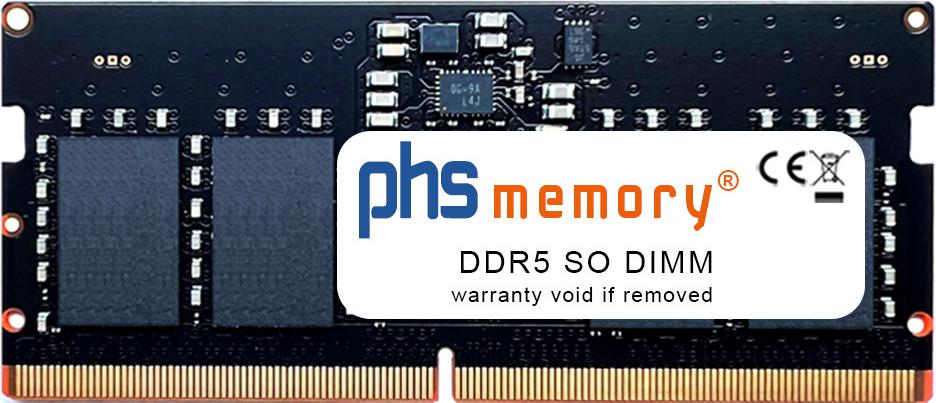 PHS-memory 8GB RAM Speicher kompatibel mit Dell Latitude 5550 DDR5 SO DIMM 5600MHz PC5-44800S (SP538960)