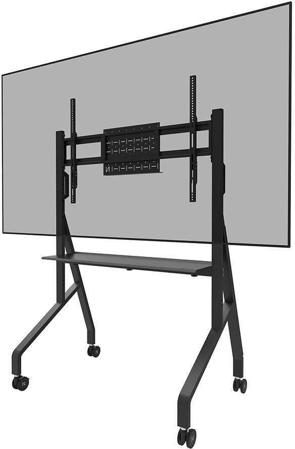 Neomounts FL50-525BL1 mobiler Bodenständer für 55-86" Bildschirme - Schwarz (FL50-525BL1)