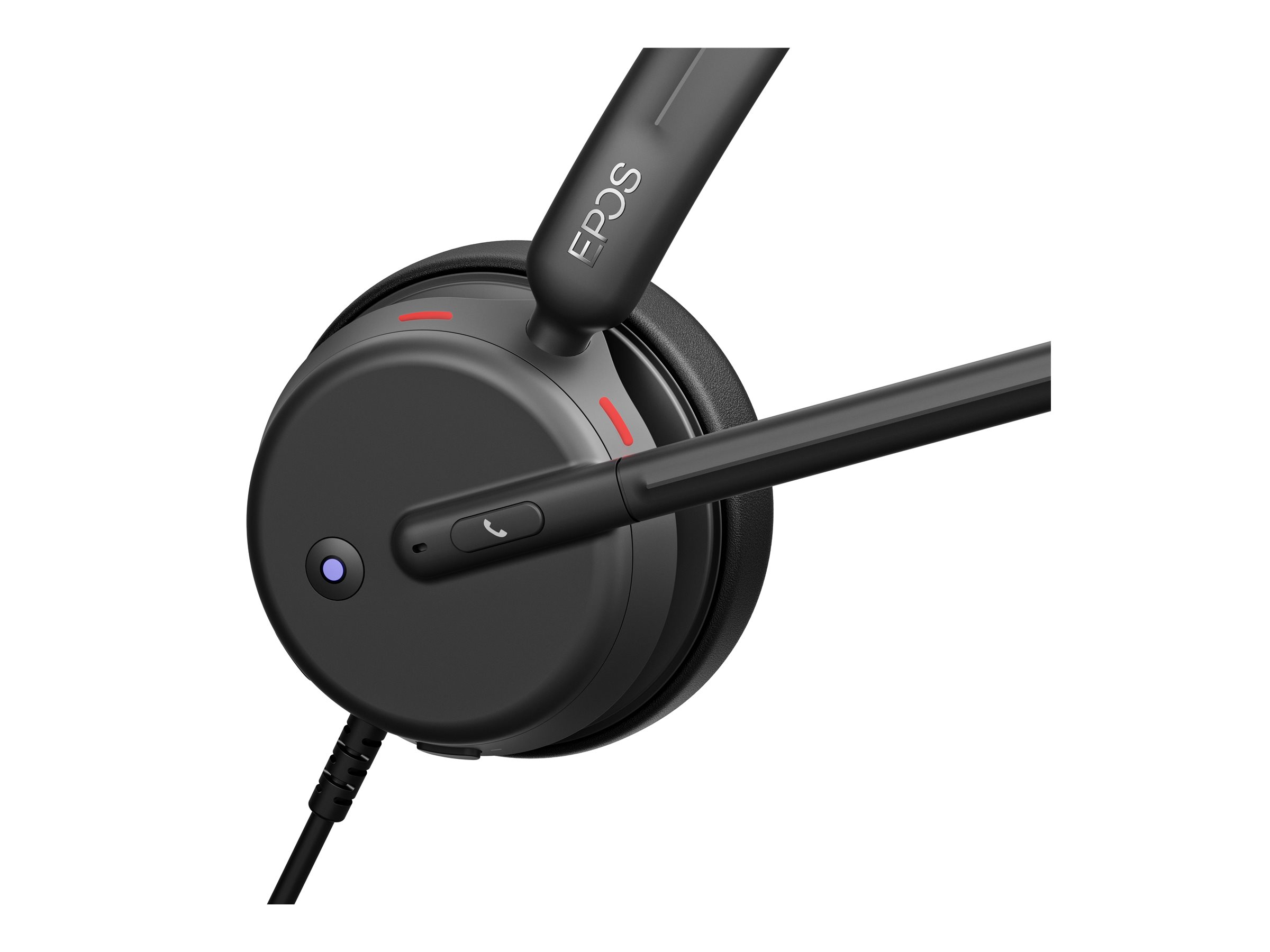 EPOS IMPACT 460T On-Ear Headset USB-C Schwarz Zertifiziert für Microsoft Teams