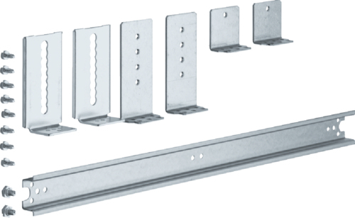 Hager Hutschiene, universN 2-feldig UZ02B3, - Mindestbestellmenge: 1 Stück Hager Hutschiene, <br />universN 2-feldig UZ02B3 Ausführung Tragschiene DIN EN 60715, <br />Werkstoff Stahl, Oberfläche sonstige, Breite 35mm, <br />Höhe 15mm (UZ02B3)