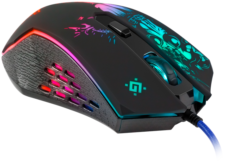 Defender GM-933 Sin'Sister Gaming Maus kabelgebunden 7200 dpi 6 Tasten Schwarz