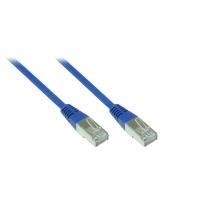 Patchkabel, Cat. 5e, F/UTP, blau, 3m, Good Connections® (805B-030)