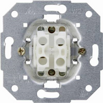 Kopp 1 Stück Einsatz Wechselschalter HK05, HK 07 Aluminium 503300007 (503300007)