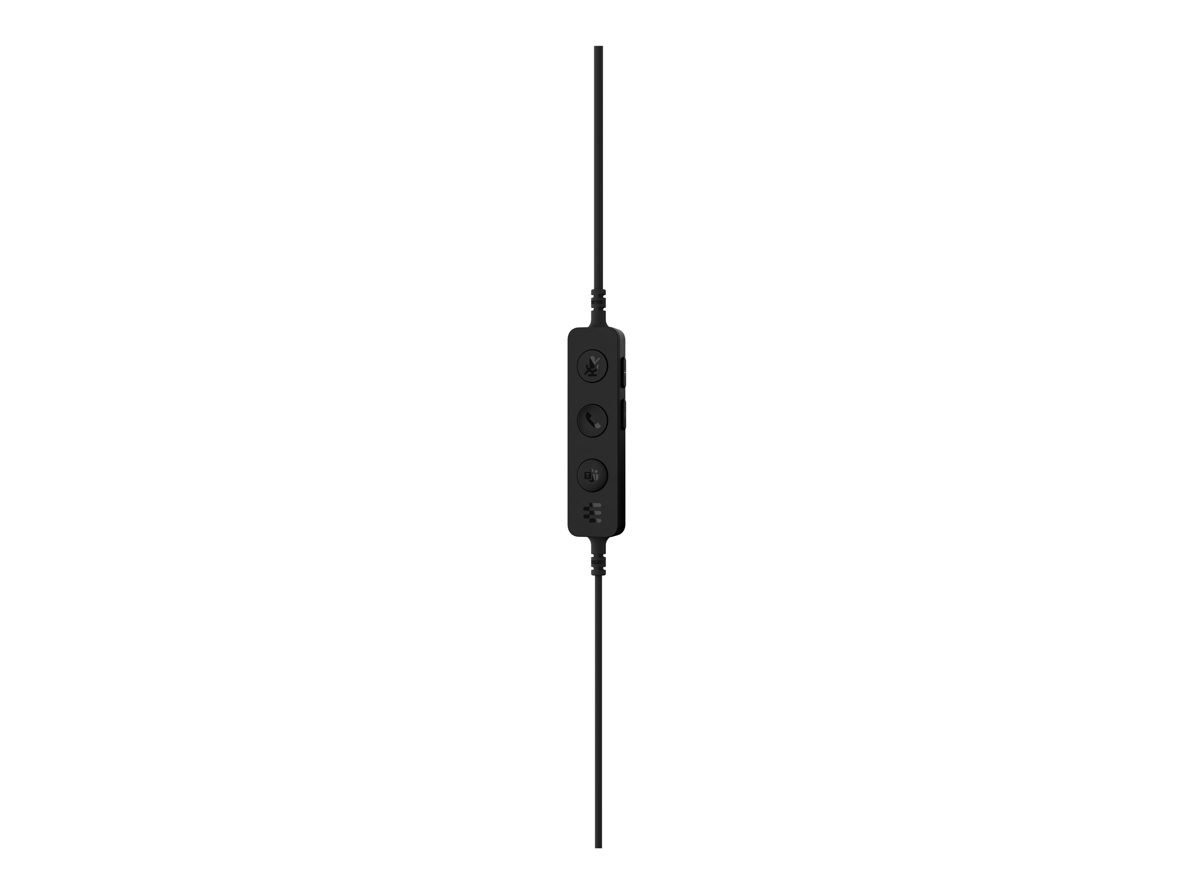 EPOS IMPACT 100 MS Mono On-Ear Headset USB-A USB-C Schwarz