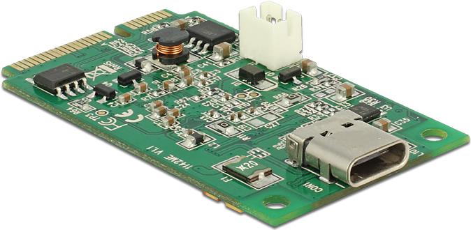Delock Mini PCIe I/O PCIe full size 1 x USB Type-C™ 3.1 Gen 2 Buchse (95259)