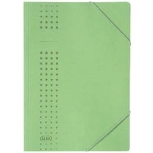 ELBA Eckspanner chic, Karton (RC), 450 g/m², A4, für: 150 Blatt, grün 1 Stück (400010058)