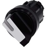 Siemens Drehschalter Frontring Kunststoff Schwarz, Weiß 1 x 90 ° SIRIUS ACT 3SU1002-2BF60-0AA0 1 St. (3SU1002-2BF60-0AA0)