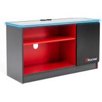 X Rocker 2022027 Multimediawagen & -ständer Grau - Rot Multimedia-Ständer (2022027)