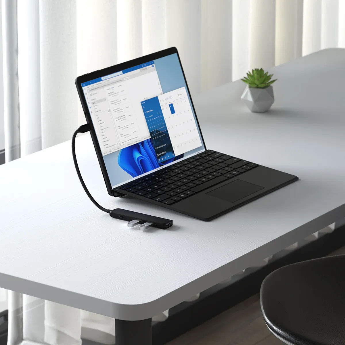 Satechi 4-in-1 Dockingstation ST-P4SK HDMI Schwarz