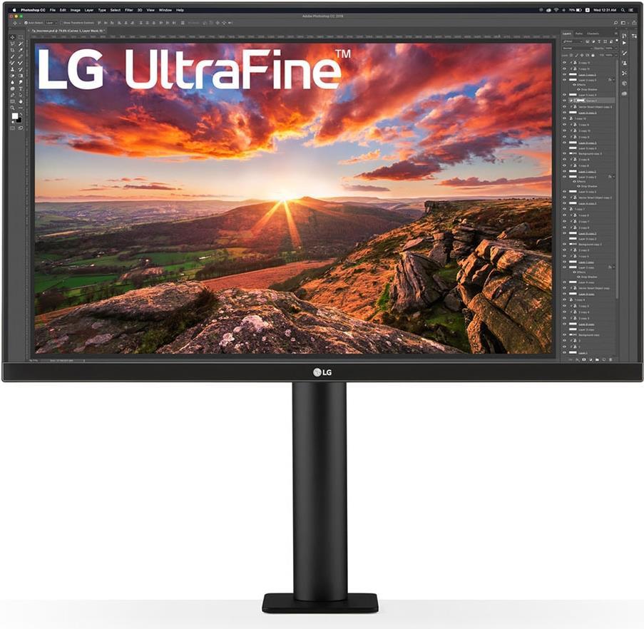 LG UltraFine Ergo 68,6 cm (27" ) 3840 x 2160 Pixel 4K Ultra HD LED Schwarz (27UN880P-B)