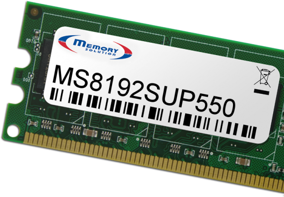 Memory Solution MS8192SUP550 Speichermodul 8 GB 1 x 8 GB (MS8192SUP550)