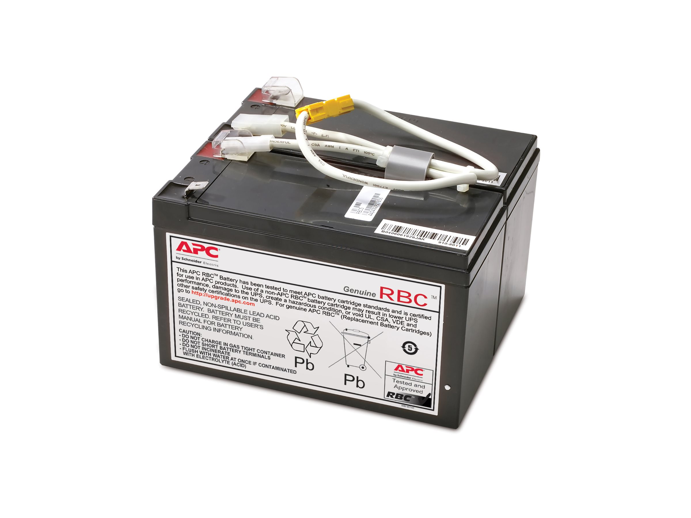 APC Replacement Battery Cartridge #109 - USV-Akku Bleisäure Holzkohlefarben