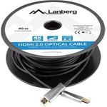 Lanberg CA-HDMI-20FB-0300-BK HDMI-Kabel 30 m HDMI Typ A (Standard) Schwarz (CA-HDMI-20FB-0300-BK)
