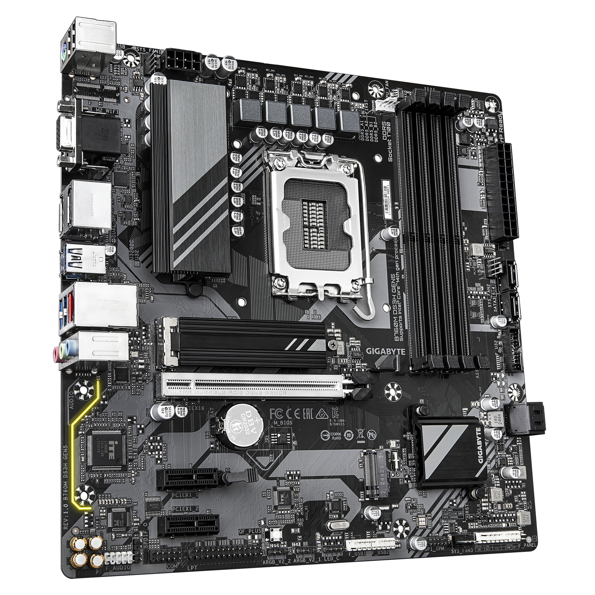 Gigabyte B760M DS3H GEN5 Mainboard micro ATX LGA 1700 Intel B760