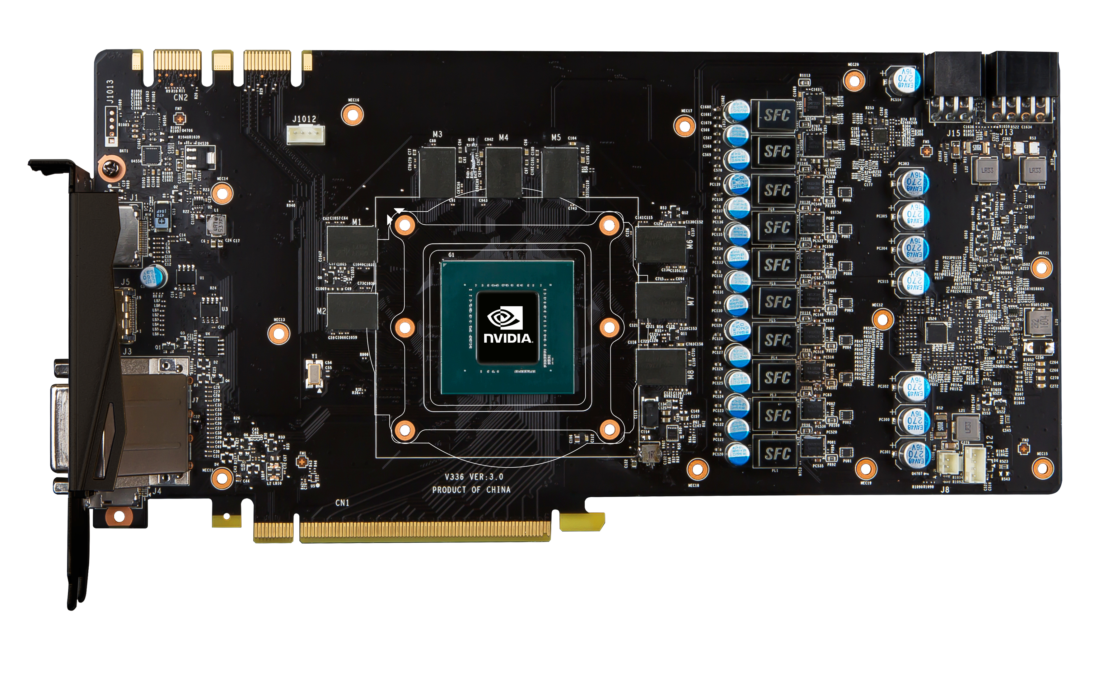 MSI GeForce GTX 1080 GAMING X 8 GB GDDR5X Grafikkarte Schwarz, Rot