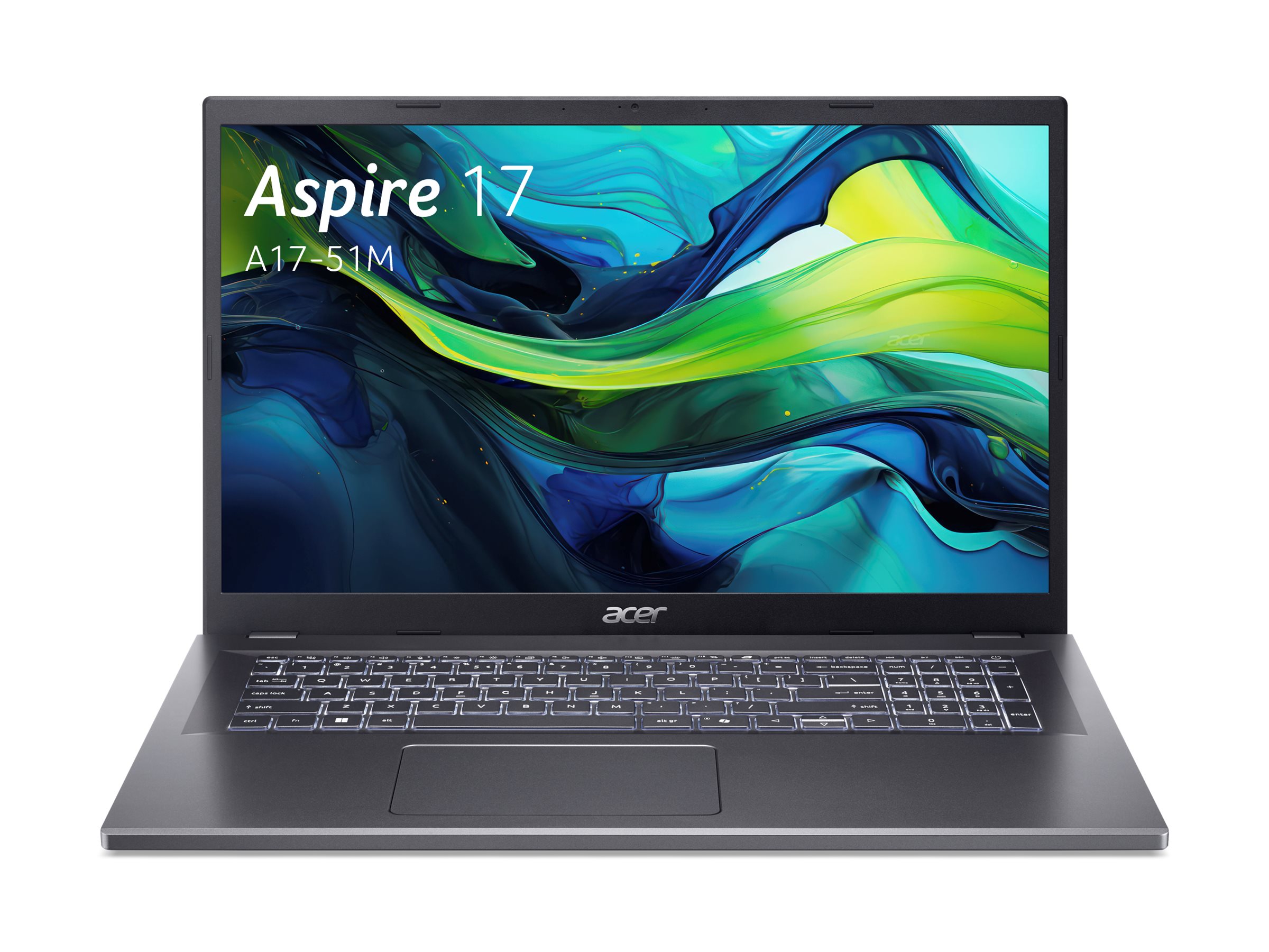 Acer Aspire 17 A17-51M 17.3" Core 5 120U 16 GB RAM 512 GB SSD Stahlgrau
