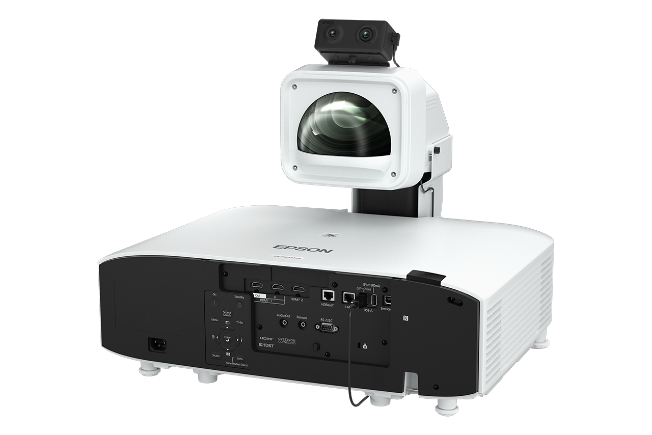 Epson EB-PQ2008W 3LCD-Laserprojektor 8000 ANSI Lumen 4K UHD ohne Objektiv Weiß