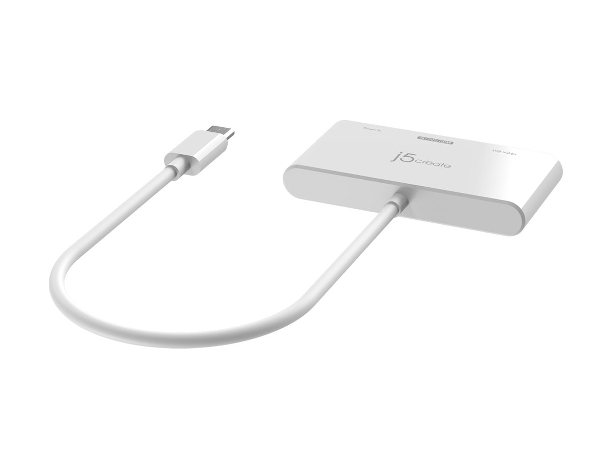j5create JCA399 USB-C HDMI Adapter 4K144Hz 100W PD Weiß