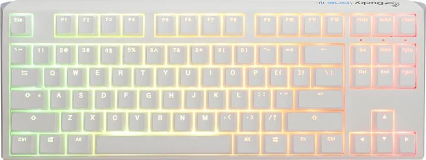 Ducky One 3 Classic Pure White TKL Gaming RGB LED Tastatur USB Deutsch Weiß (DKON2187ST-PDEPDPWWWSC1) (geöffnet)