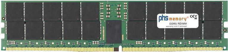 PHS-memory 64GB RAM Speicher kompatibel mit ASRock Rack GENOAD8UD-2T DDR5 RDIMM 4800MHz PC5-38400-R