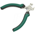 BRÜDER MANNESMANN GREEN LINE BRÜDER MANNESMANN Vornschneider "Elektronik", 115 mm aus Werkzeugstahl, Farbe: grün / silber / schwarz, mit 2 - 1 Stück (M1070-2)