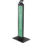Compulocks Brandable VESA Floor Stand for Screens Up to 32 Inches (140BLBPB)
