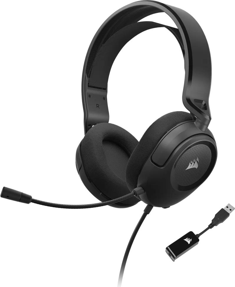 Corsair HS35 SURROUND v2 Kopfhörer Kabelgebunden Kopfband Gaming Schwarz (CA-9011386-EU)