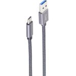 shiverpeaks Basic-S USB Kabel 2 m USB 3.2 Gen 2 (3.1 Gen 2) USB A USB C Grau (BS13-38030)