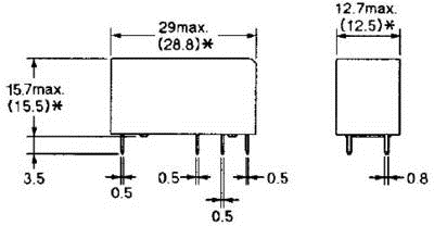 Omron G2RL-2 24V Printrelais 24 V/DC 8 A 2 Wechsler 1 St.