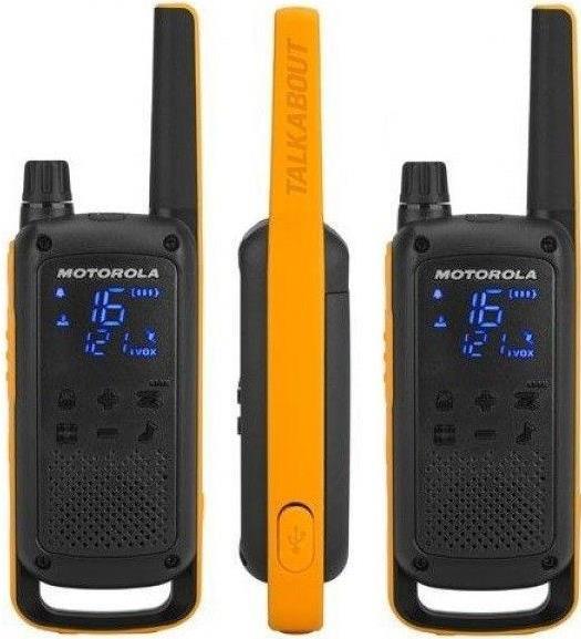Motorola TLKR T82 Extreme PMR-Funkgerät 2er Set Schwarz, Gelb