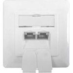 IT-BUDGET Netzwerk-Datendose 2 x RJ45 Buchse (90ITBDDSW)