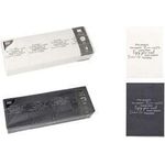 PAPSTAR Snack-Servietten "DAILY Collection", schwarz aus Tissue, 1/4 Falz, mit Aufdruck "Enjoy your Meal", - 1 Stück (37407)