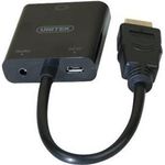 CUC Exertis Connect 051248 Videokabel-Adapter 0,15 m VGA (D-Sub) HDMI Typ A (Standard) Schwarz (051248)