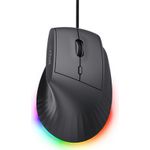 Trust GXT 145 Rexxa Ergonomische Vertikale Gaming-Maus 12800 DPI RGB Schwarz