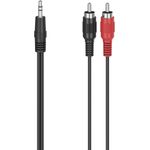Hama Classic Line Audio-Kabel, 3,5-mm-Klinken-Stecker - 2 Cinch-Stecker, Stereo, 1,5 m (00305031)
