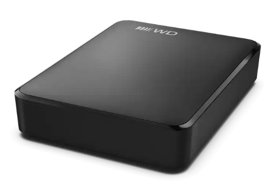 Western Digital WD Elements Portable USB-C 4 TB Externe Festplatte 2,5" USB Typ-C Graphite Black