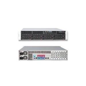 Supermicro SuperServer 6026T-3RF 2U Rack-Server Schwarz