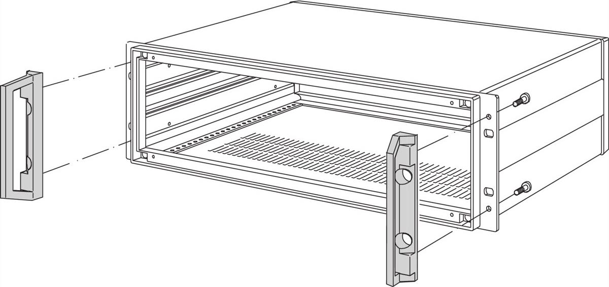 SCHROFF Frontgriff - FRONTGRIFF 3HE (INPAC) 2STK (20828127)