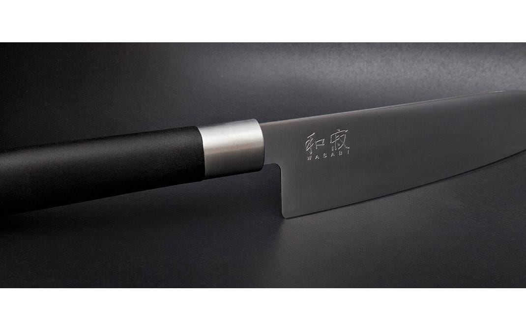KAI Wasabi Black Yanagiba 21 cm Schwarz