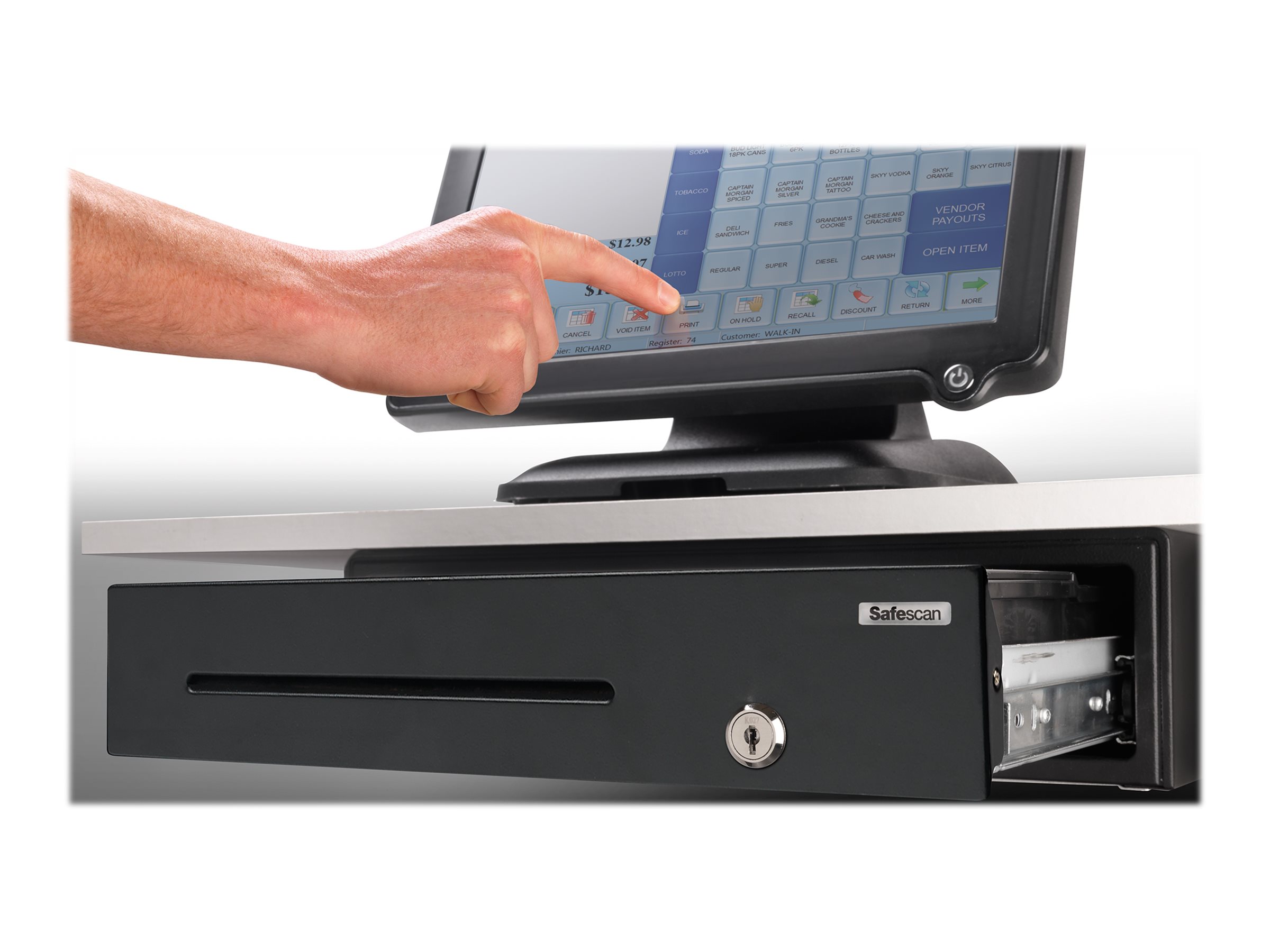 Safescan SD-3540 Kassenschublade Schwarz