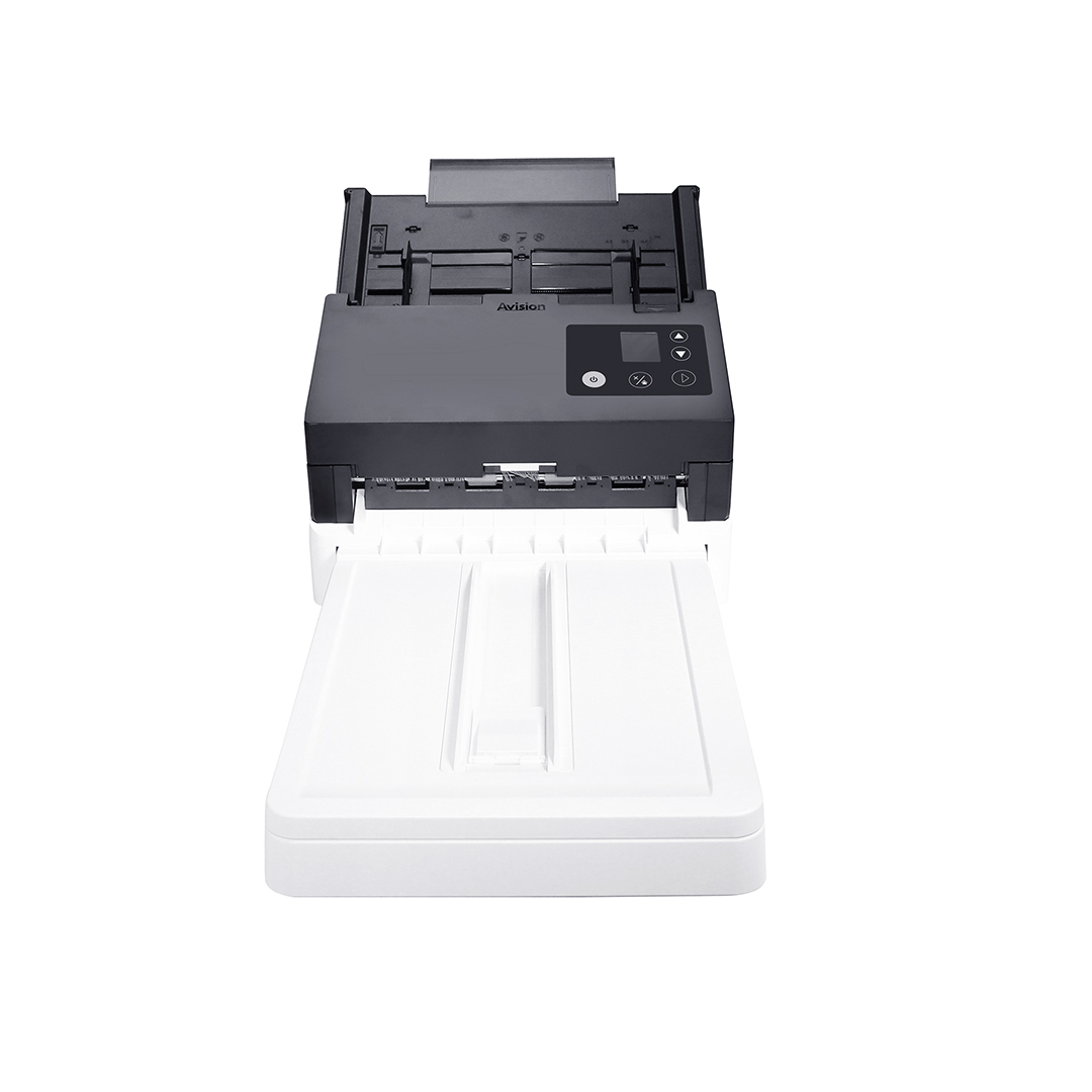 Avision AD370FN Dokumentenscanner 600 x 600 DPI A4 Duplex USB Ethernet Schwarz