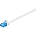 Wentronic 96380 15m Cat6a U/UTP (UTP) Blau - Weiß Netzwerkkabel (96380)