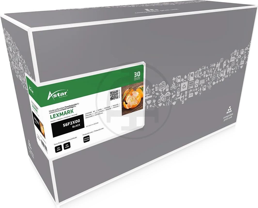 AS20303 ASTAR LEXMARK MX521DE TONER BLK 56F2X00 20.000Seiten extra hohe Kap. ret (AS20303)