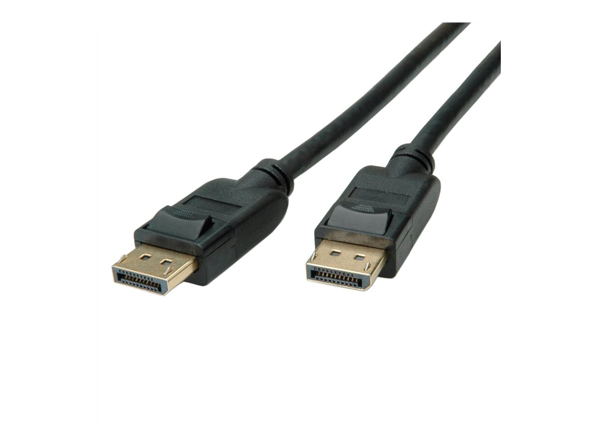 ROLINE Recycled Material DisplayPort 1.4 Kabel DP-DP 5 m Schwarz