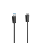 Hama 00200627 USB Kabel 1,5 m Micro-USB A USB A Schwarz (00200627)