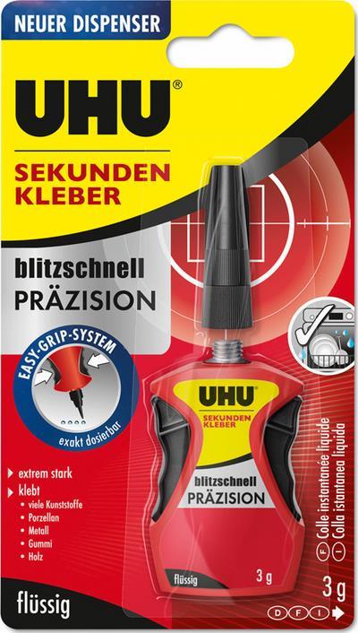 UHU Sekundenkleber PRÄZISION 3 g Klar